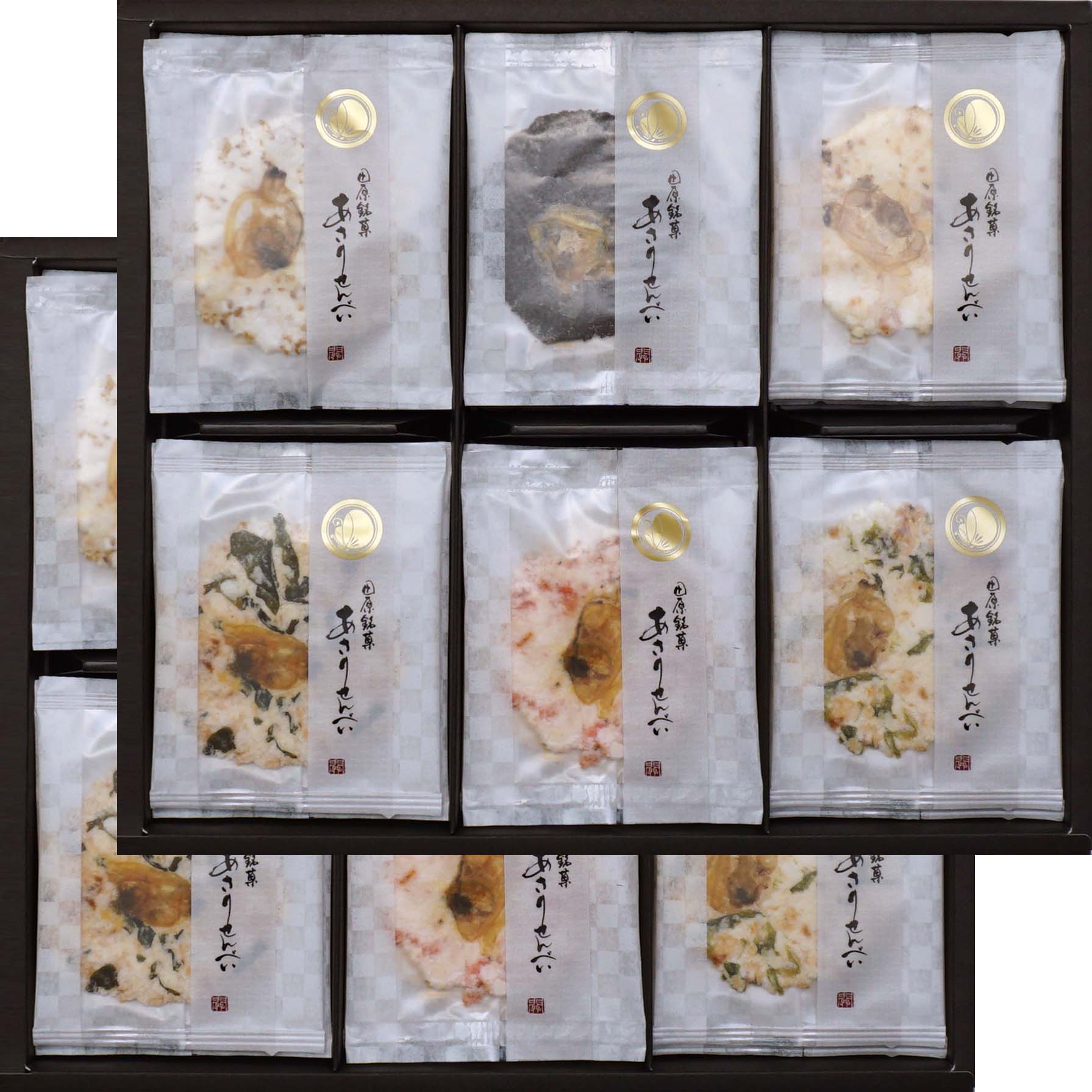あさりせんべい6種48枚入りの写真(愛知県田原市)